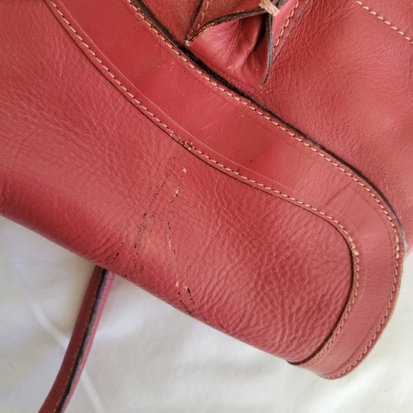 Mulberry Dark Pink Tooled Bayswater Satchel Bag - Picture 4 of 16